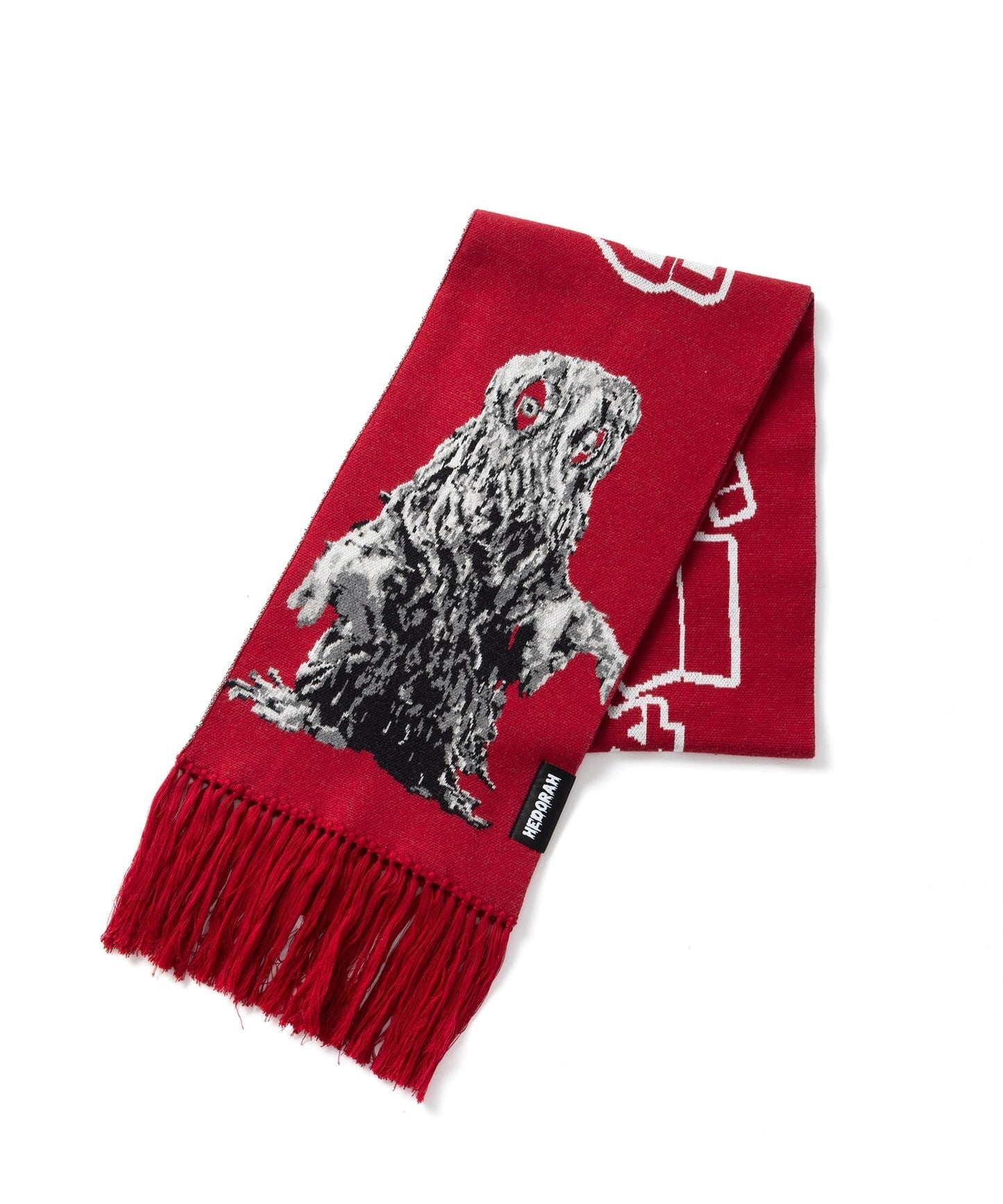 コスプレ声ちゃん / 編み物☆堀ノ内【ゴジラ対ヘドラ】ニットマフラー