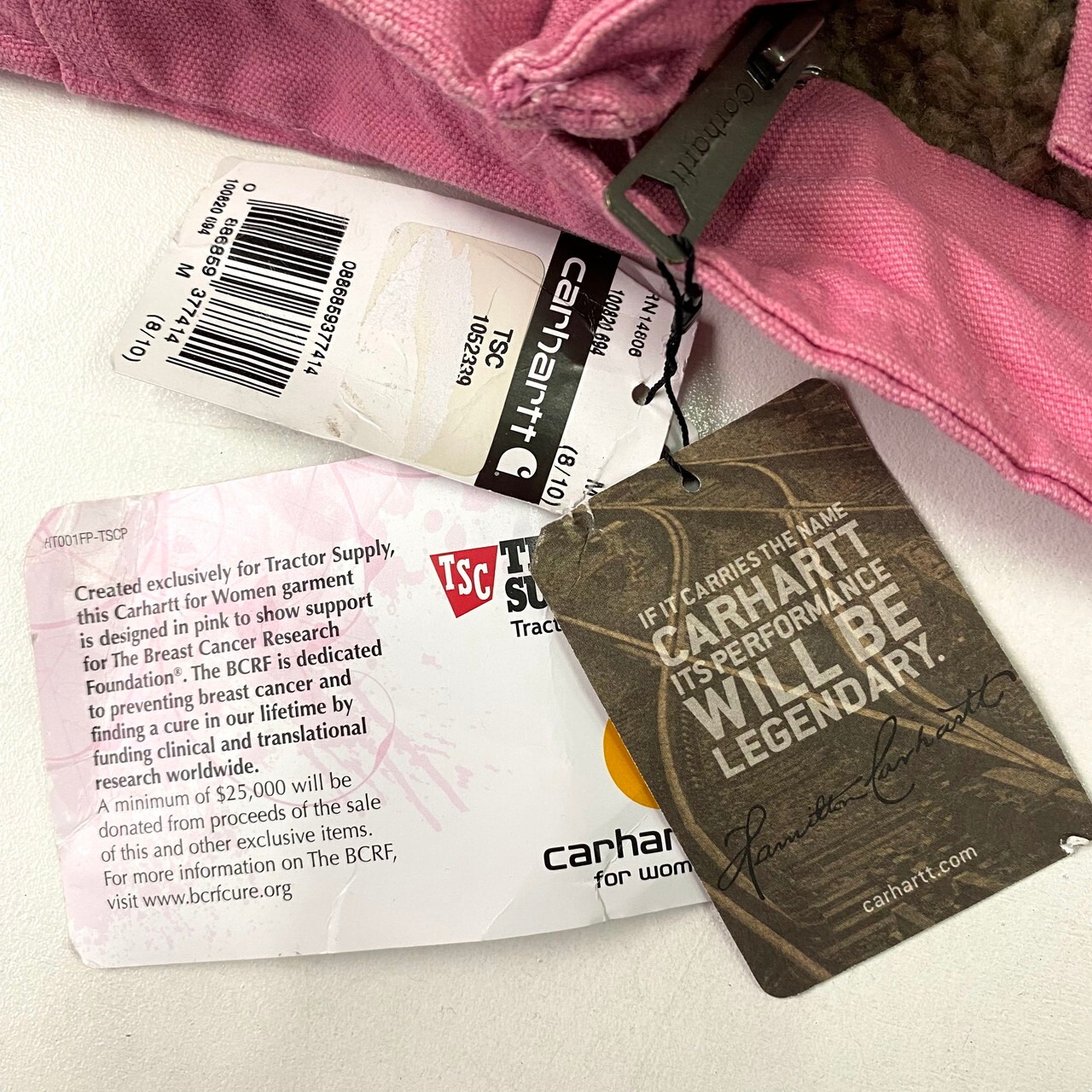 新品未使用品 デッドストック Carhartt カーハート ダック地 フード 