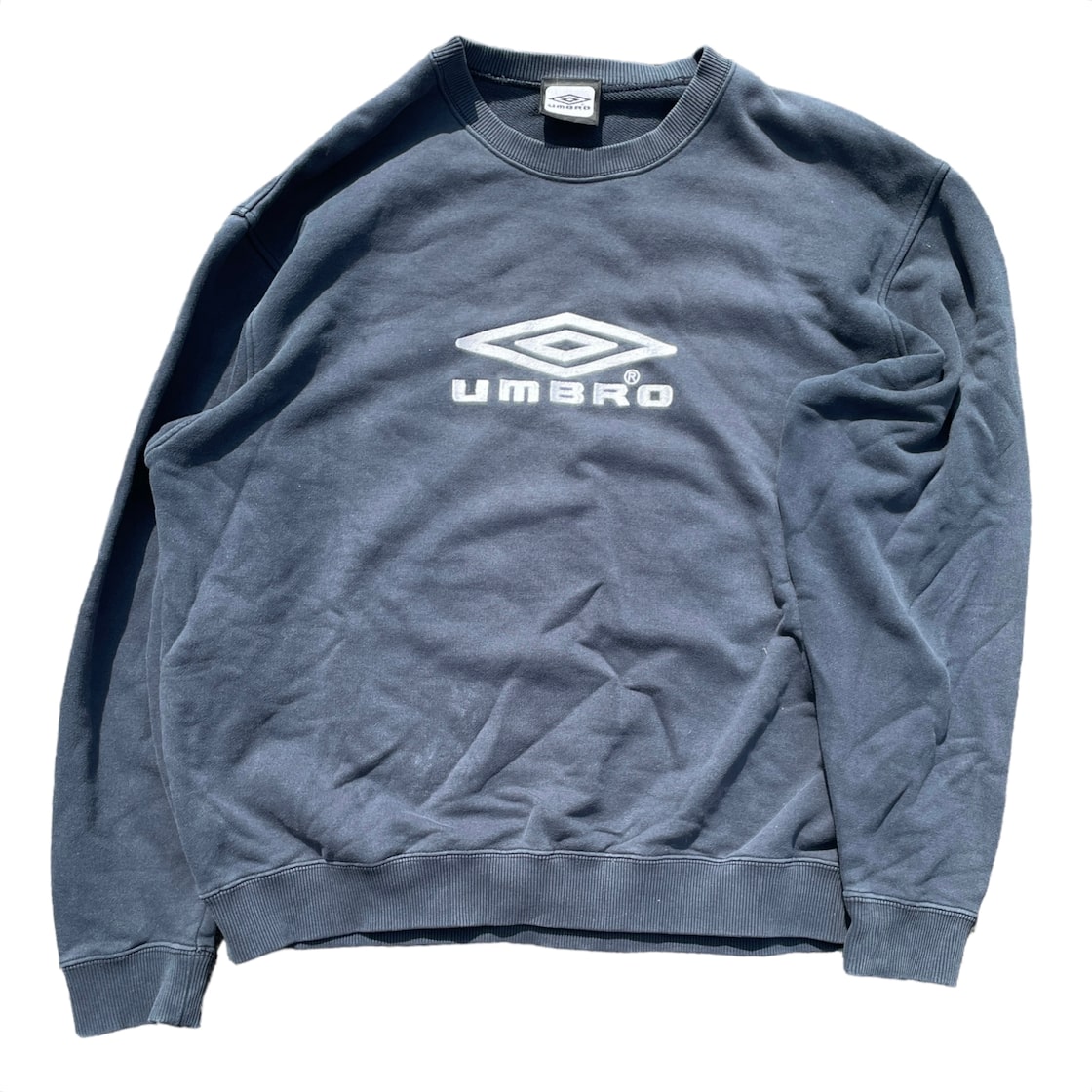 UMBRO アンブロ ダブルダイヤモンド ロゴドン スウェット ネイビー L 