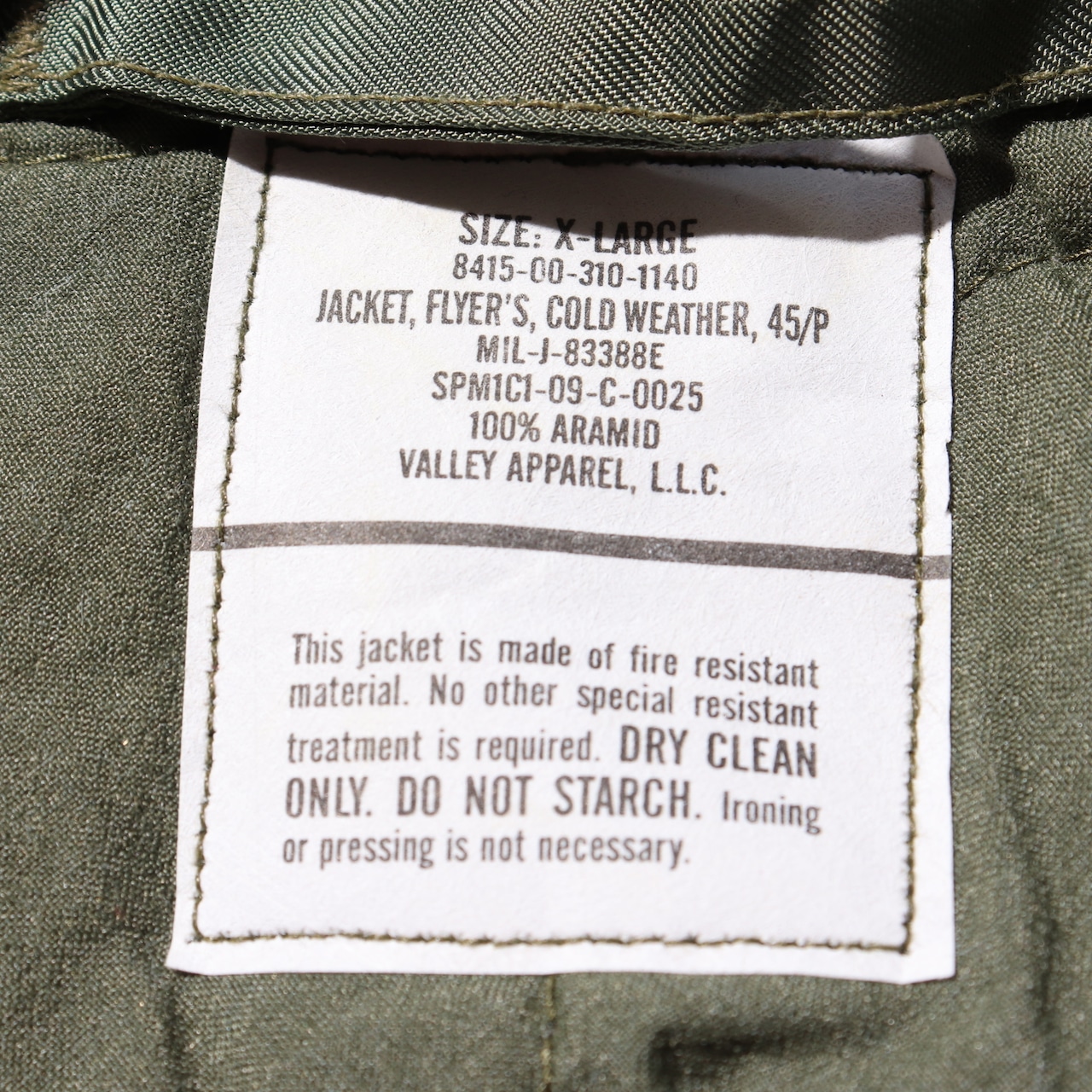 Deadstock XL 09年 CWU-45/P 米軍実物 フライトジャケット