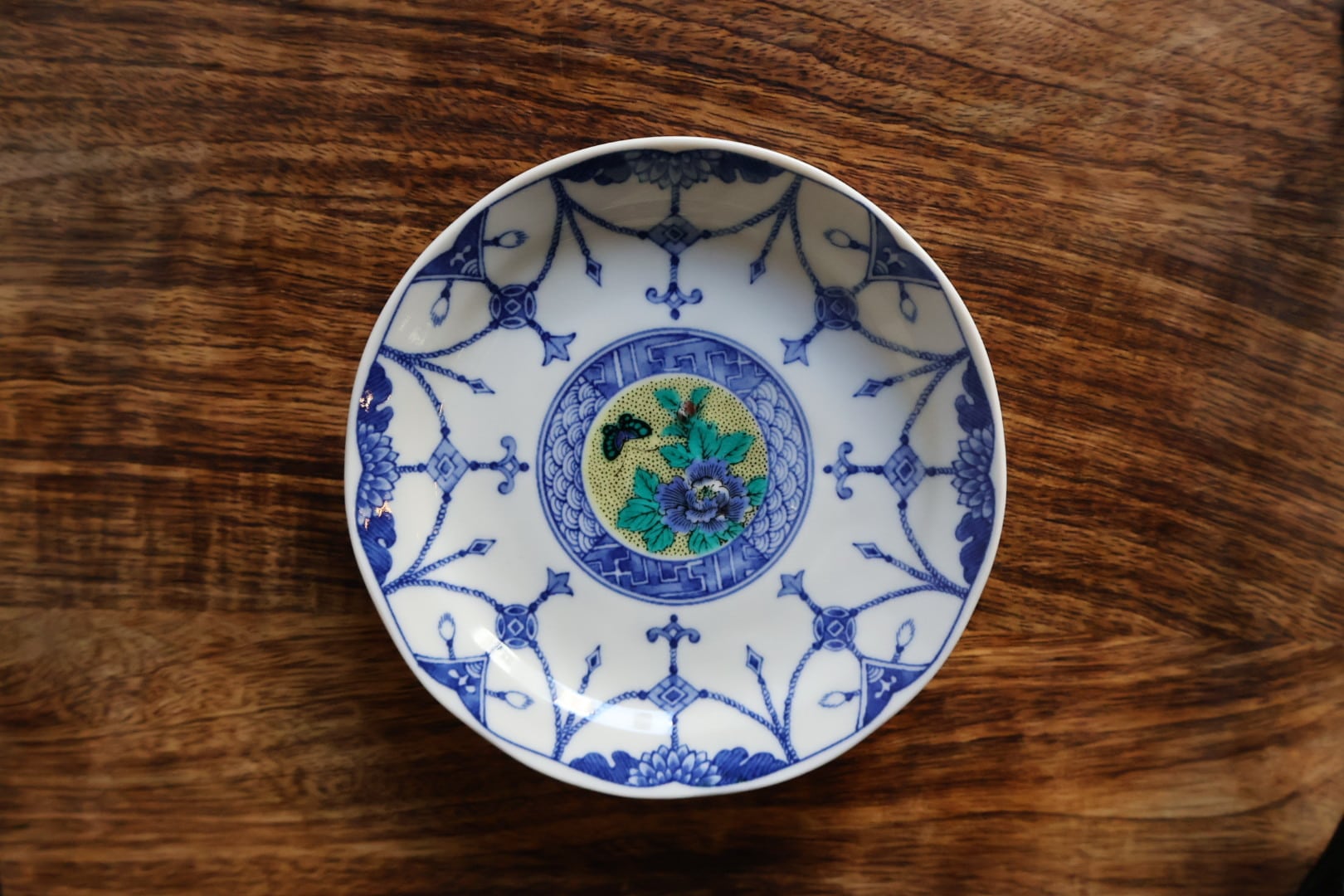 九谷焼 4.5号皿揃 吉田屋絵変り | うつわ通販 土岐陶器店 / ONLINE SHOP