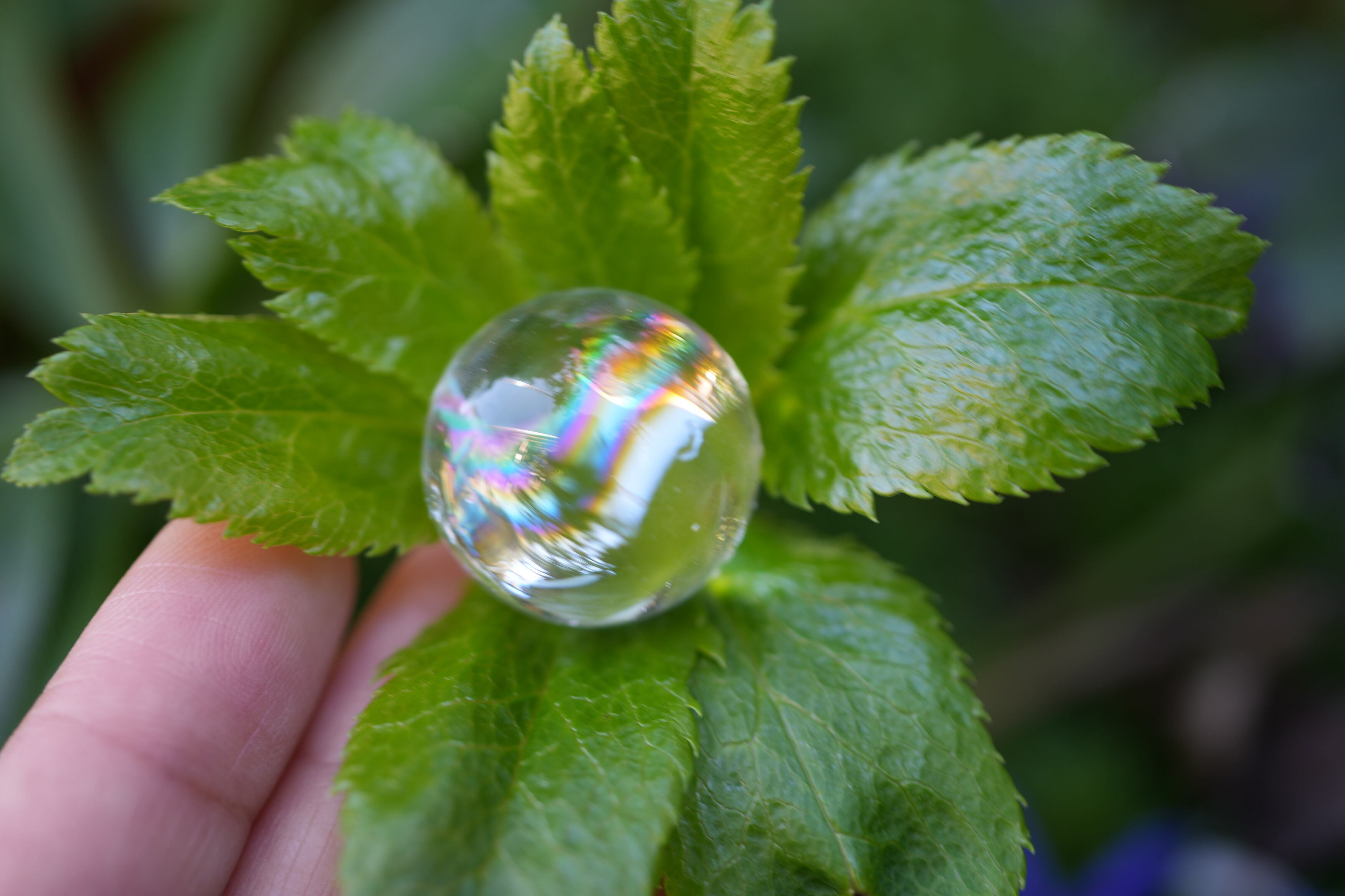 波虹色水晶☆レインボークォーツ s1027 | Funky garuda Stone