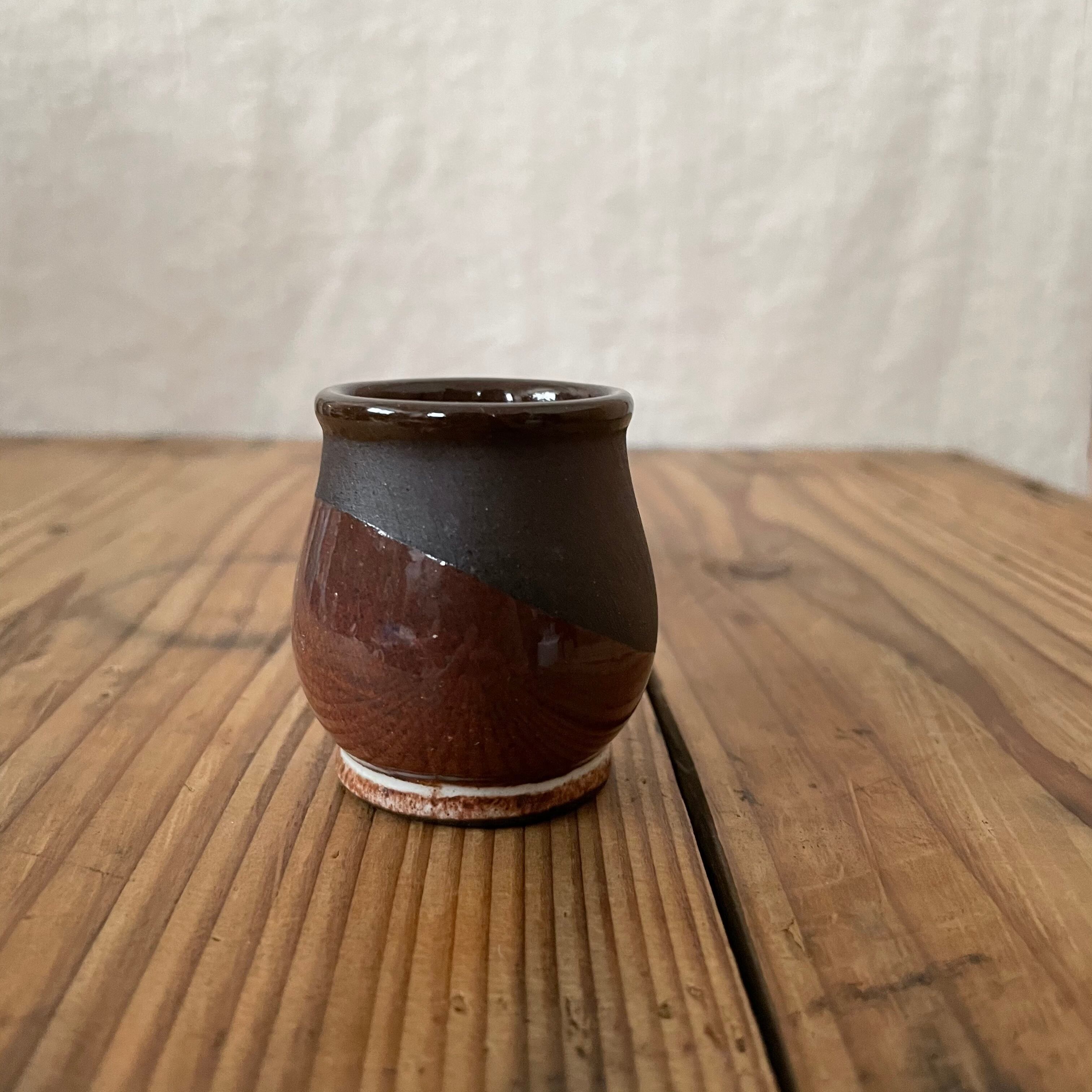 2色の茶色いツボ | tsuitachi craft&brocante