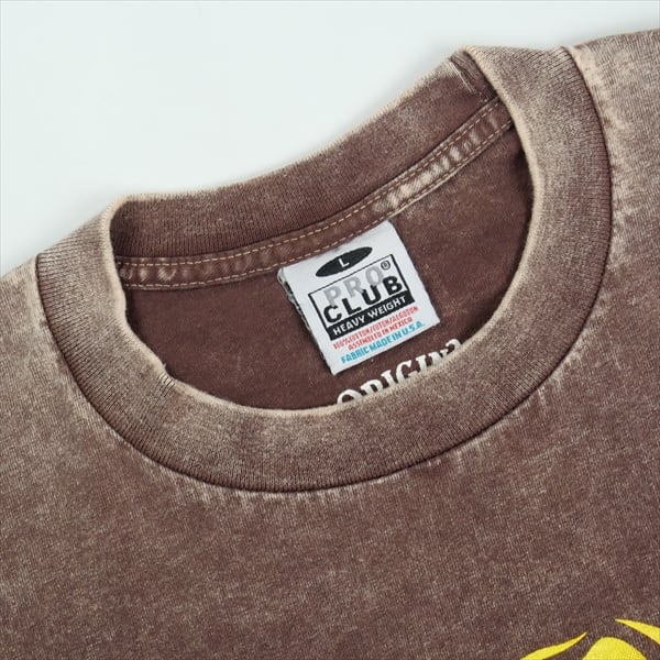 Size【L】 TENDERLOIN テンダーロイン TEE L/S ACID WASH G BROWN ロン