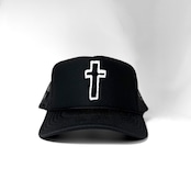CROSS MESH BACK TRUCKER HAT