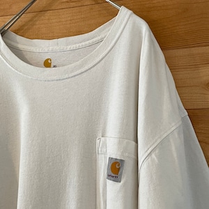 【Carhartt】 半袖 ポケットTシャツ XL オーバーサイズ ゆるだぼ ビッグシルエット