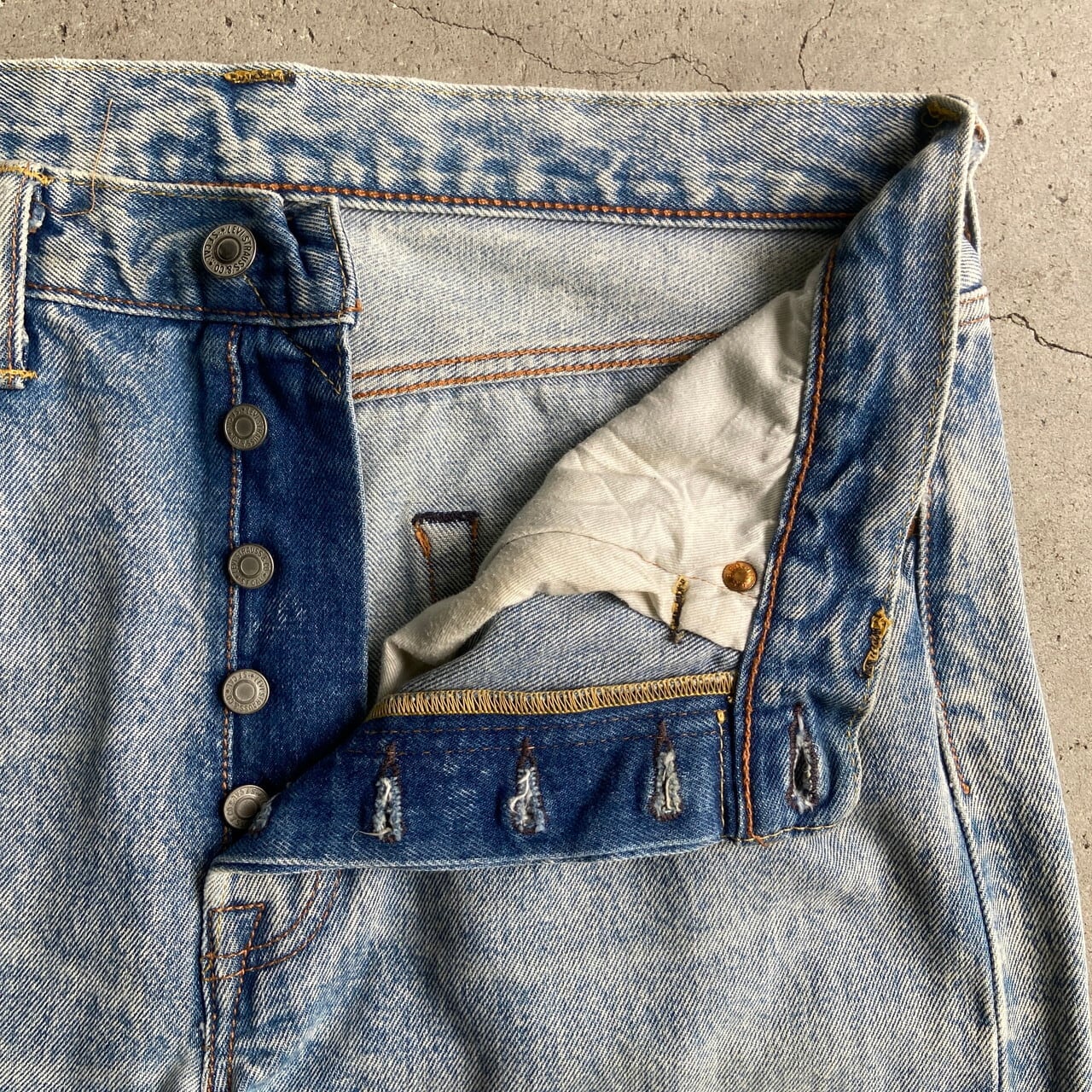 Levi's リーバイス 501 復刻 黒カンヌキ ストレート デニムパンツ