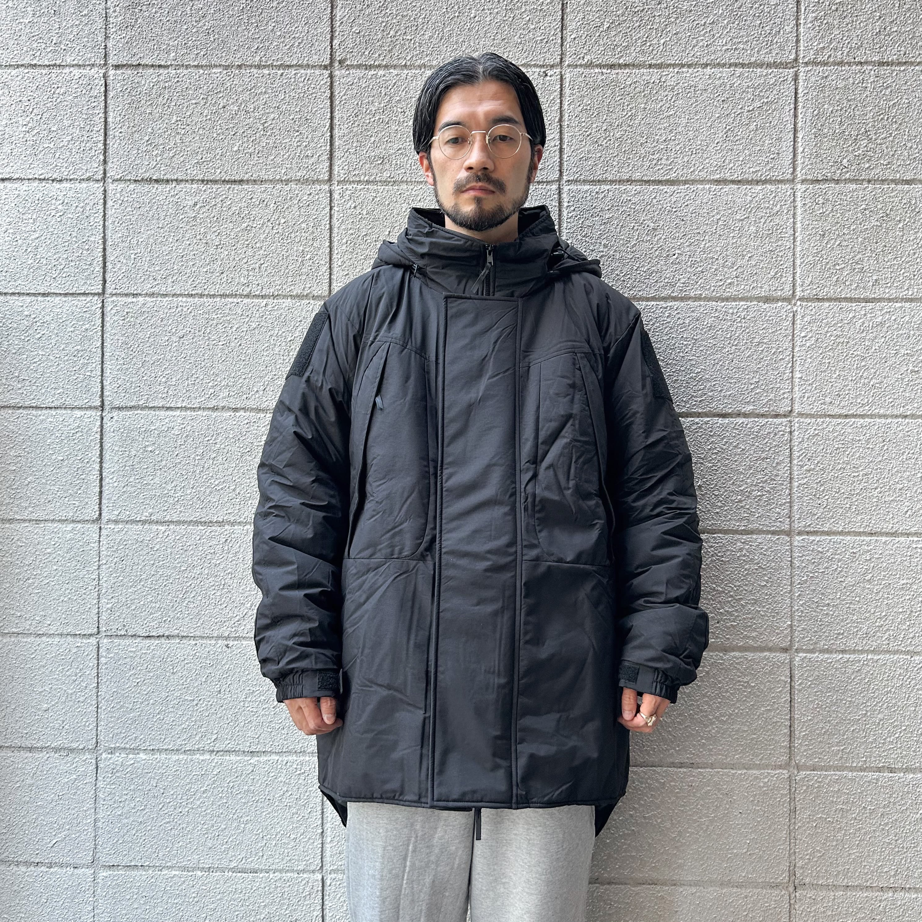 BAF社 PCU LEVEL7 TYPE2 MONSTER PARKA BLACK FOLIAGE XS S M (B.A.F  ブルックリンアームドフォース モンスターパーカー レベル7 タイプ2 ミリタリー プリマロフト フォリッジ ブラック 黒)