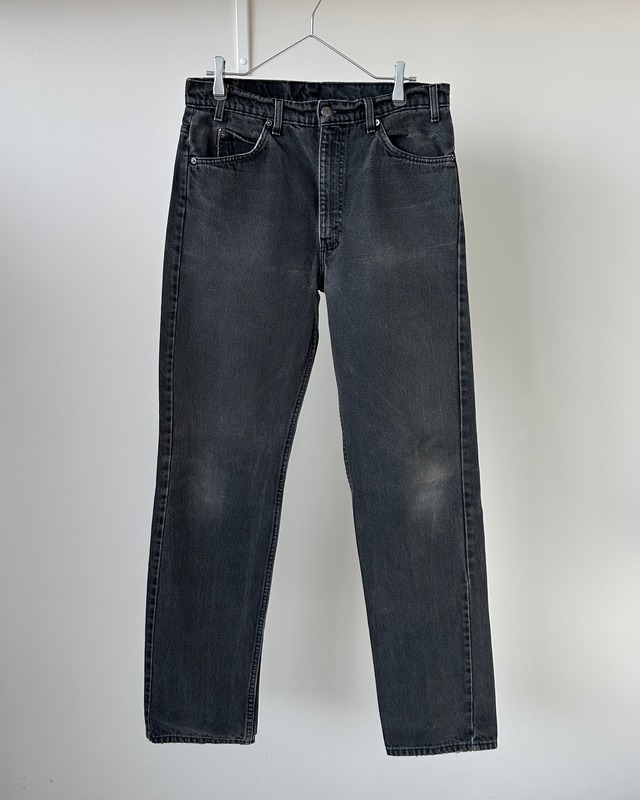 -Levi's- Vintage 90s W34L32 505 Black Denim Pants made in USA