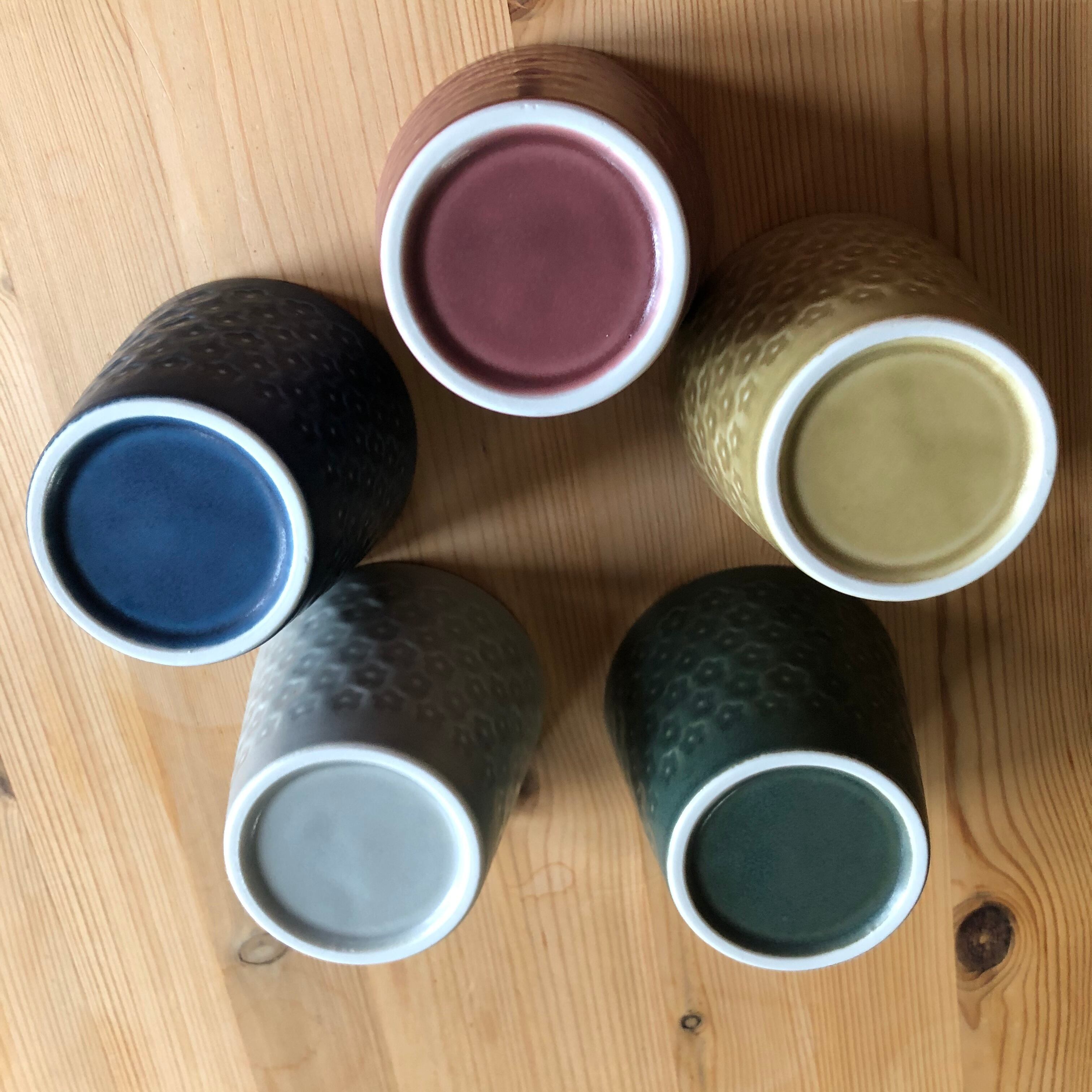 印花型カップ「グリーンマット」