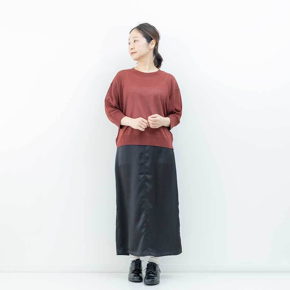 MidiUmi シアーニットプルオーバー
