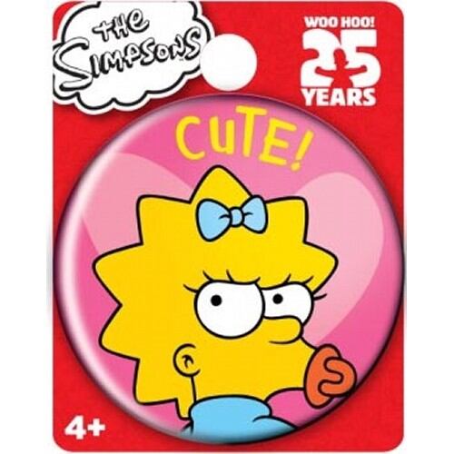 dd145 ＜US＞シンプソンズ カンバッジ マギー 3.8cm L1 | アメリカン