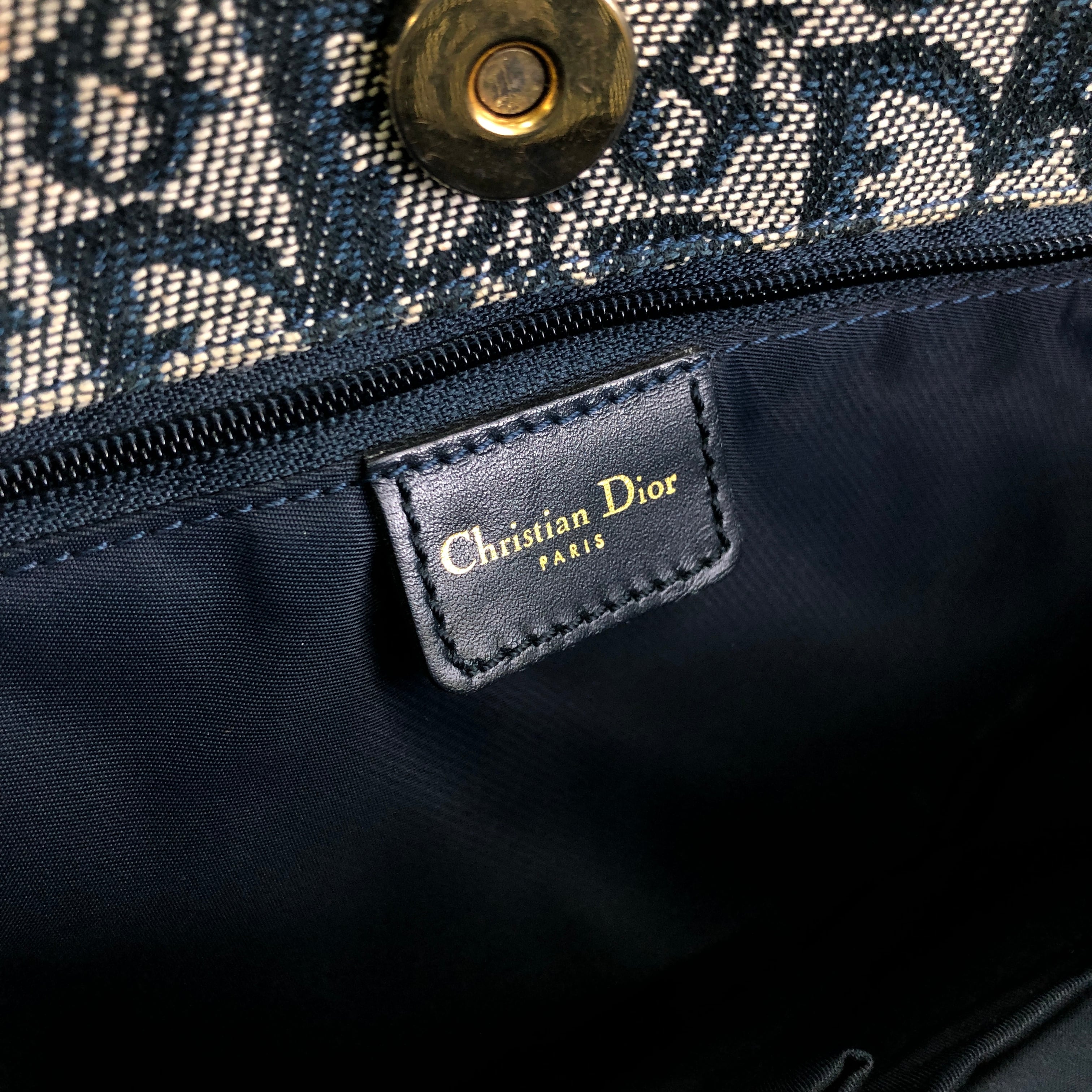 管IT1001】美品 Dior トロッター ジャガード トートバッグ 
