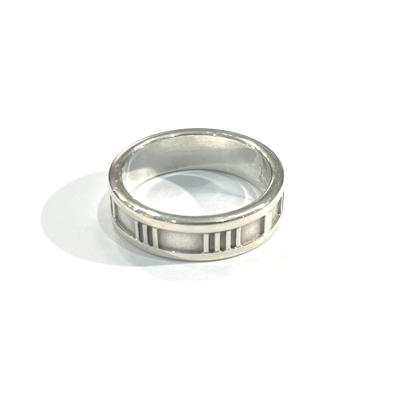 TIFFANY&CO】【17号】2582 時を纏う シルバー925号アトラスリング指輪