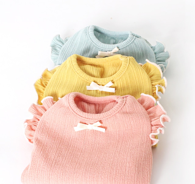 【SALE】  spring frill top S ~ XL 3color / ワンコ服 犬服 新作 可愛い 犬の服 お出かけ ペット洋服 春夏 ドッグウェア