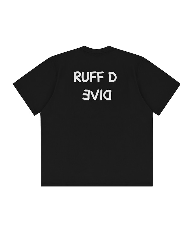 [RUFF D DIVE] New Basic Logo T-Shirt Black/White 正規品 韓国ブランド 韓国通販 韓国代行 韓国ファッション