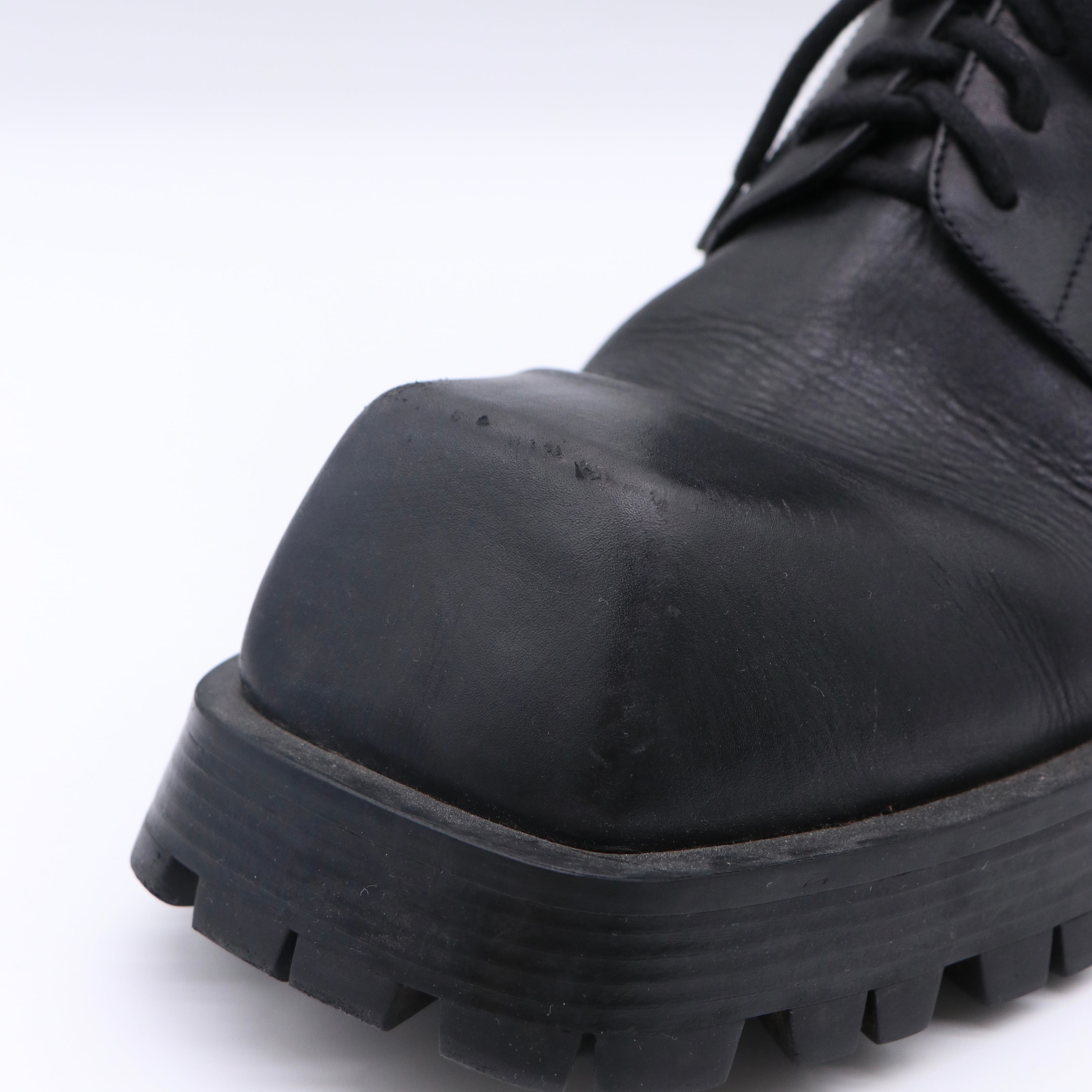 BALENCIAGA トルーパー ダービー シューズ ブラック バレンシアガ