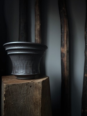 【新着】deracinefactory 閑野淳氏【高さ13cm 横幅17cm】最高の陶器鉢