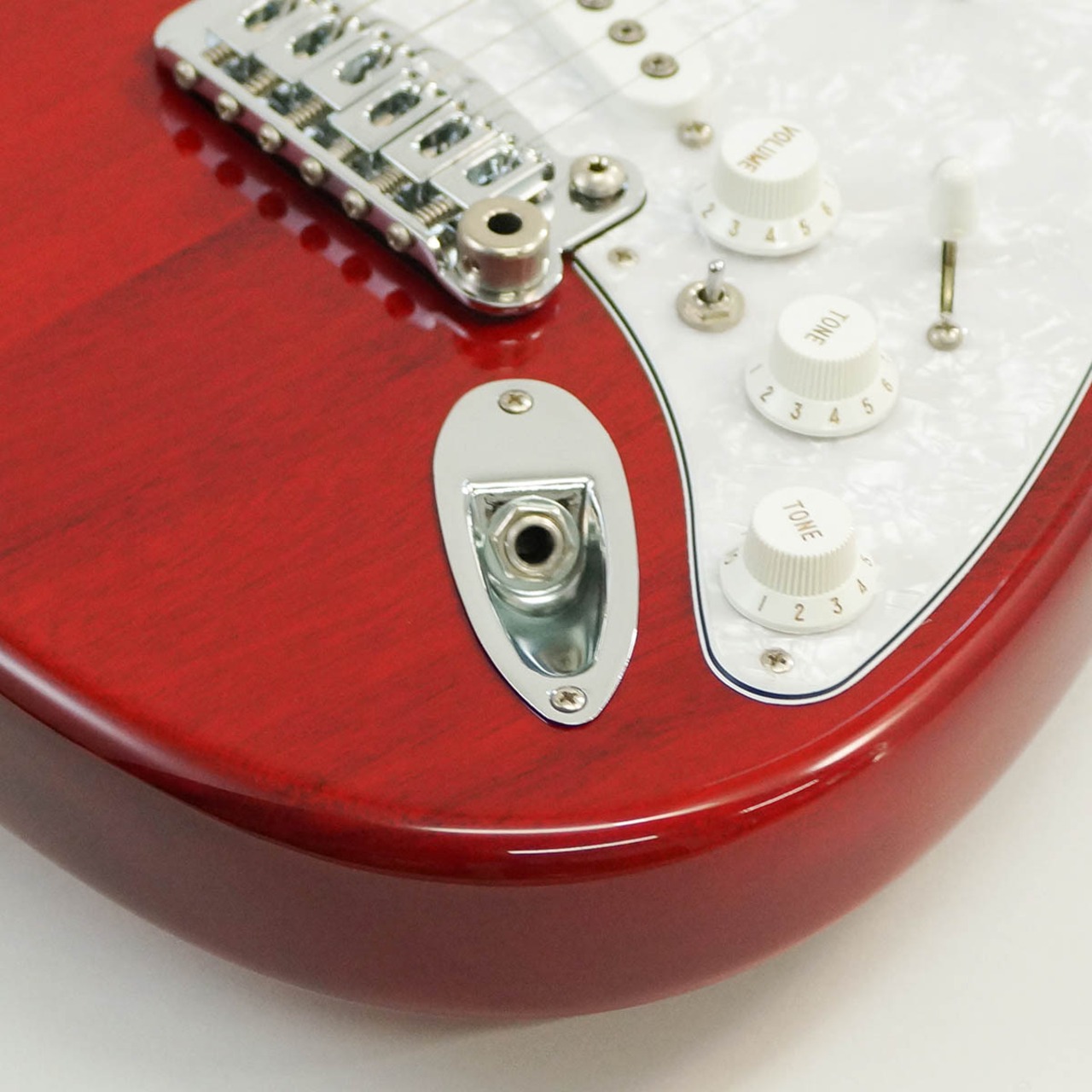 G&L USA 40th Anniversary S-500 (Clear Ruby Red/Caribbean Rosewood) [CLF2004069] [USED]