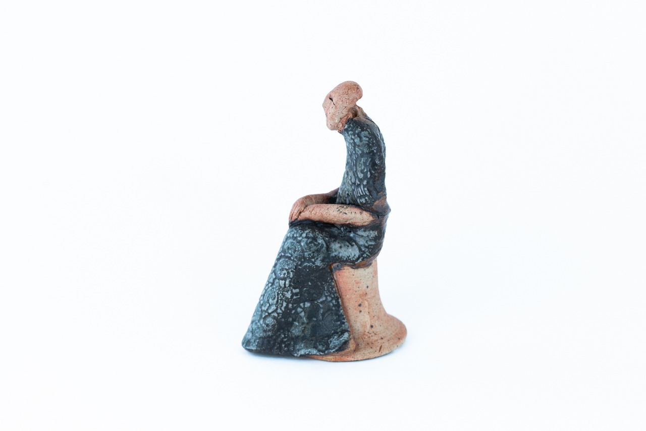 Lisa Larson | Unique Seated Fugurine
