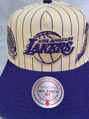 Mitchell＆Ness/ミッチェルアンドネス NBA ロサンゼルス・レイカーズキャップ クリーム
