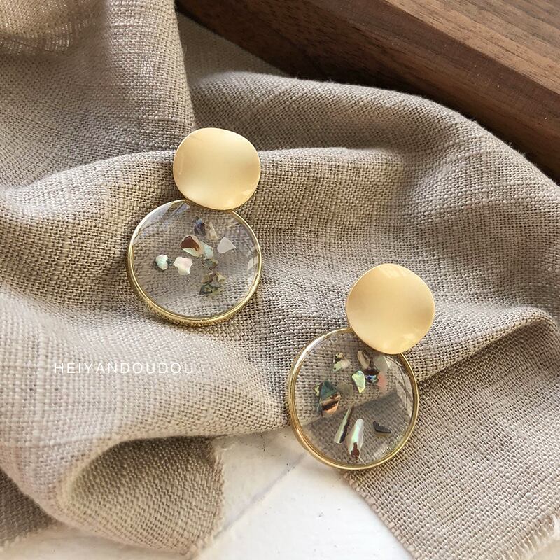 スタンダードイヤリング レトロ 指輪 ブラック・アイド・ピーズ75671426838