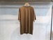 crepuscule"Silk×Cotton Knit Tee Camel"