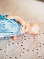 おしゃれガール　青い腰みの　JAPANセルロイド 画像13