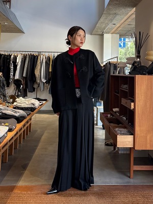 【26AW | WOMEN】FETICO フェティコ / パンツ / FINE WOOL SUITING PLEATED TROUSERS  FTC264-0604