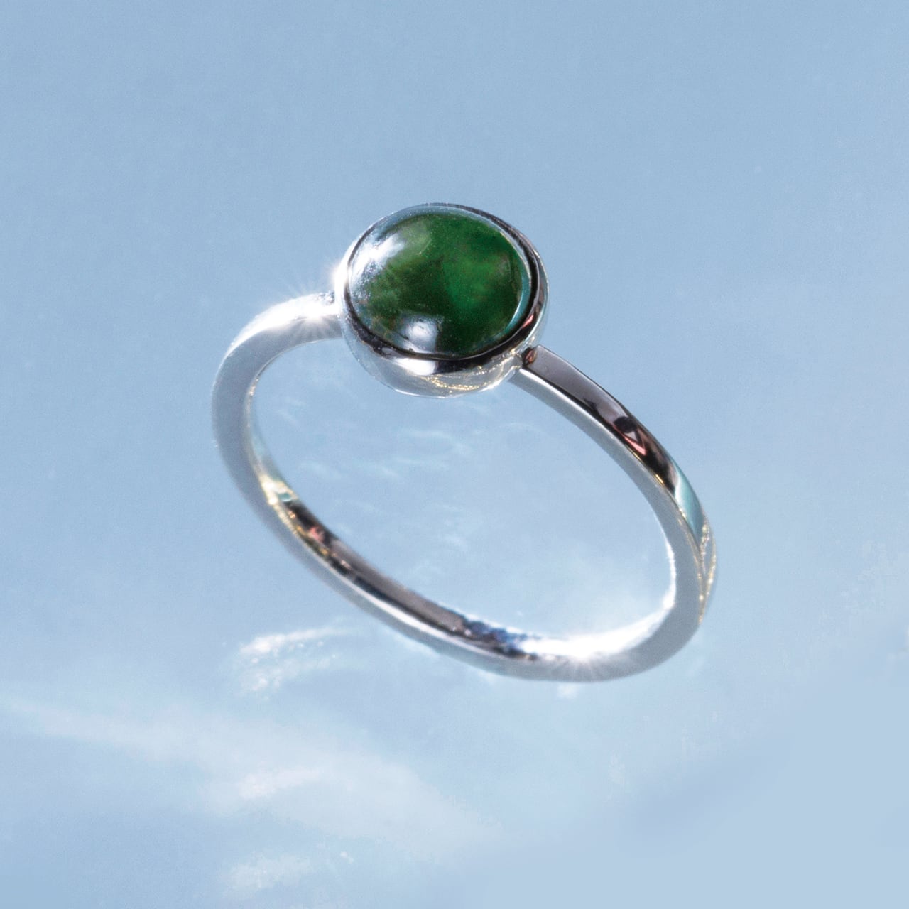 M JEWELRY  Pt900  トルマリンキャッツアイ リング