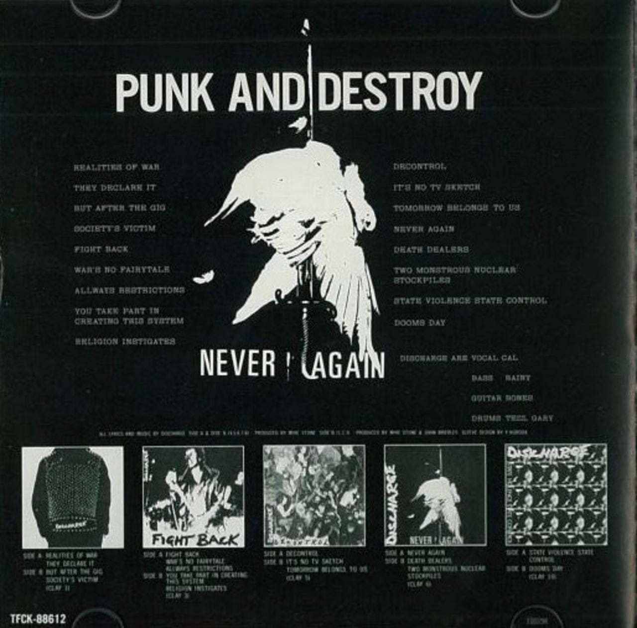 国内盤 帯付 DISCHARGE PUNN AND DESTROY LPレコード Discharge/PUNK AND DESTROY | RECORD SHOP CONQUEST/レコードショップ