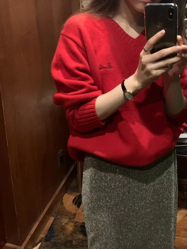 (OUNCE) glitter  banding skirt / 2color