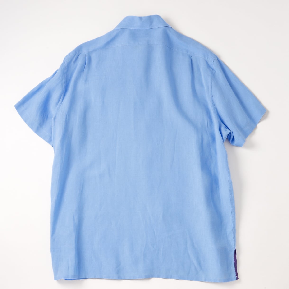定価10万】Ralph Lauren Purple Label special linen shirt fade Blue