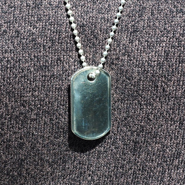 00s Tiffany & Co. Dog Tag Necklace