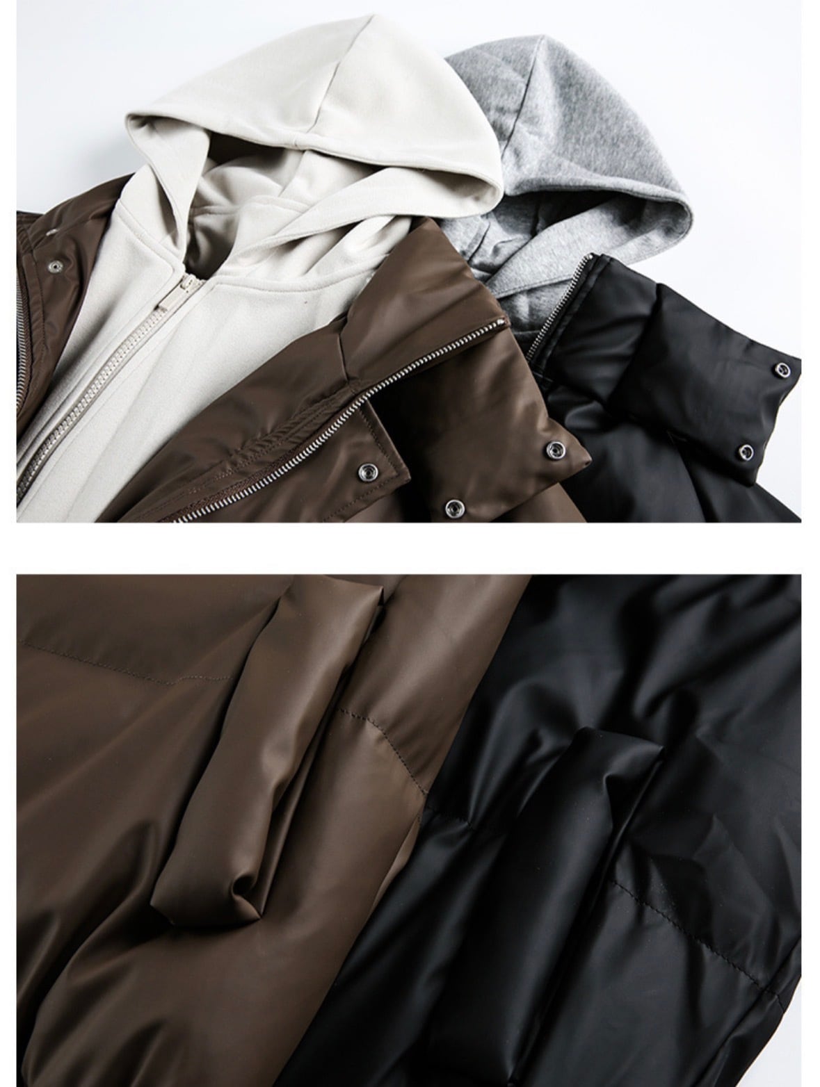 フェイクレイヤードダウンジャケット / FAKE LAYERED DOWN JACKET