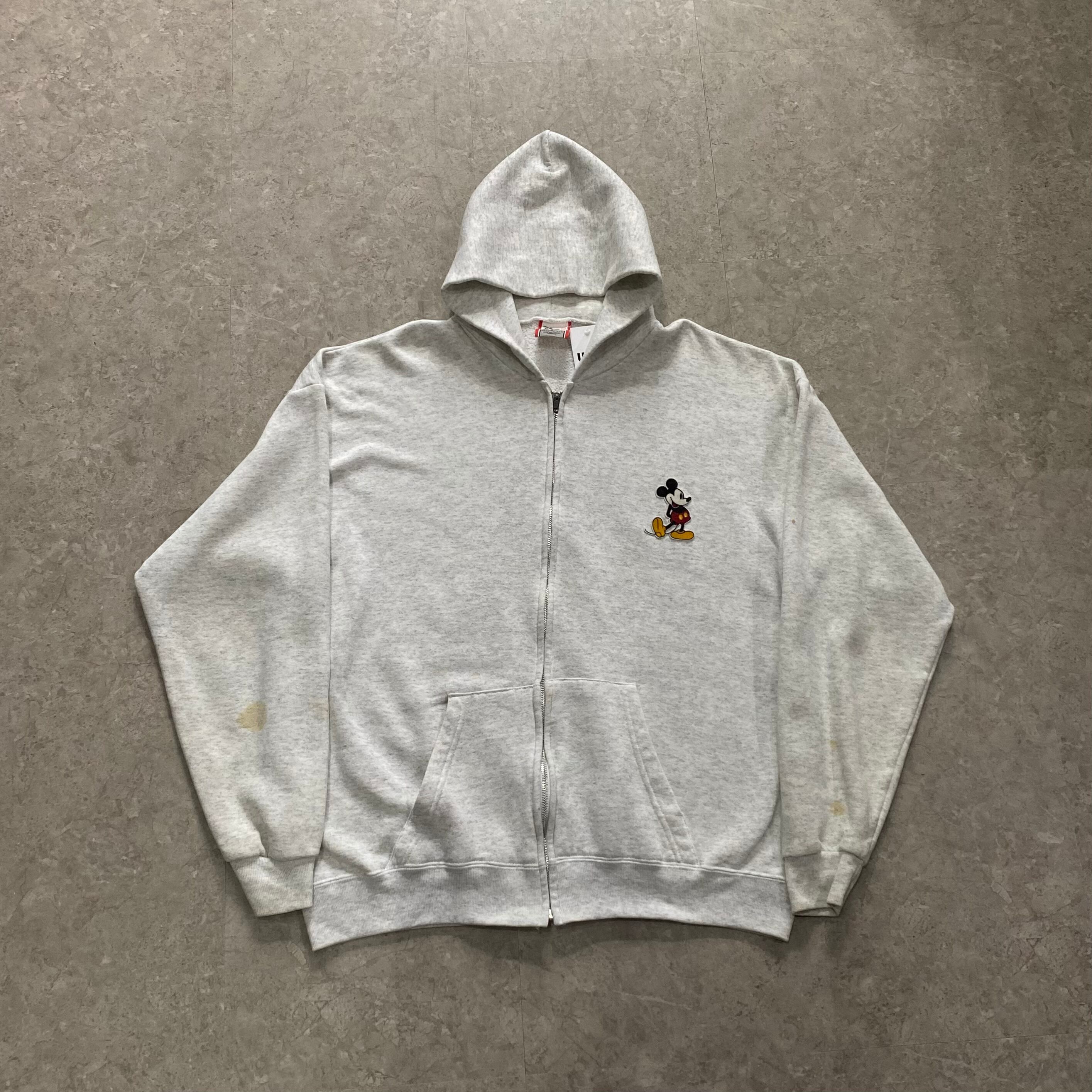 90s Mickey Mouse zip-up sweat hoodie【仙台店】