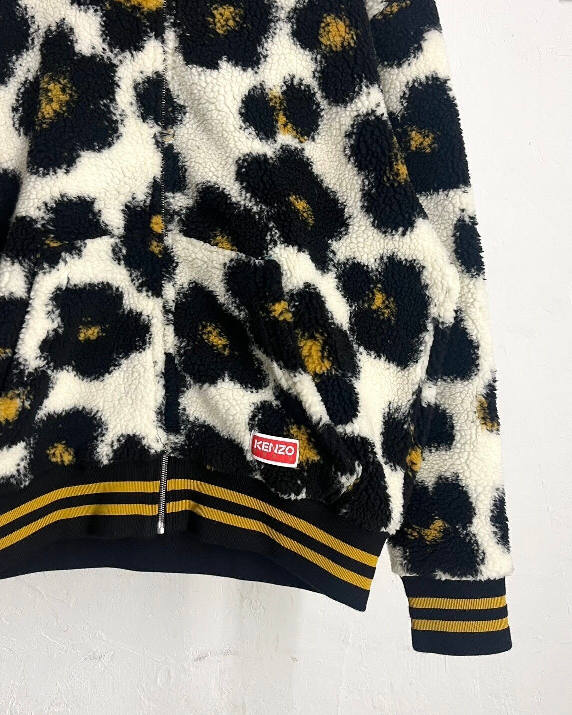レア✨希少✨KENZO レオパード　ジャケット　ボア　アウター　アニマル KENZO PARIS 