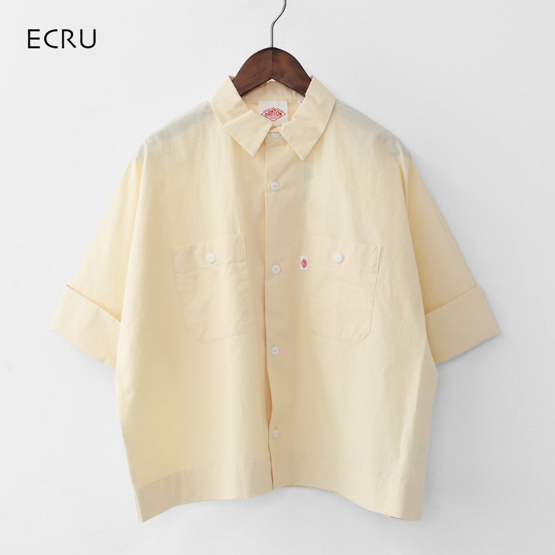 DANTON ダントン　ドルマンスリーブワークシャツ　38 DANTON [ダントン]W COTTON DOLMAN WORK SHIRT[DT-B0345SOD] ダブル
