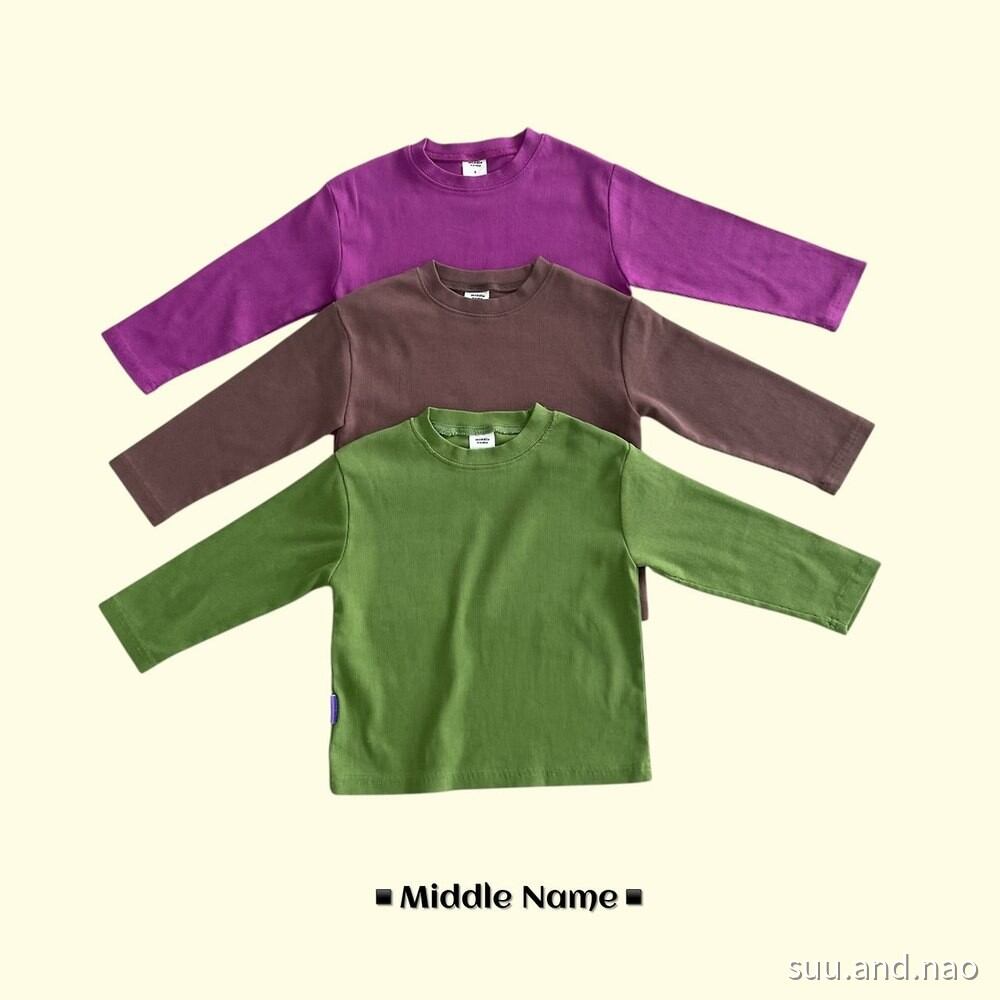取寄:middlename 細リブベーシックT※送料無料