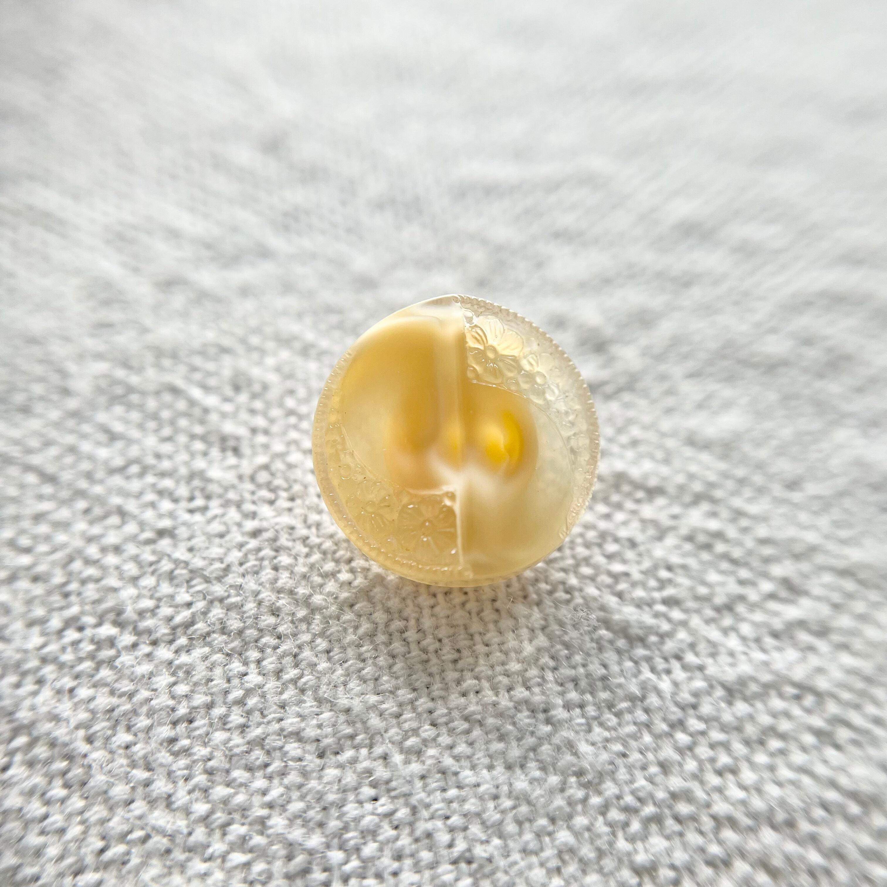 ドイツ サイドフラワー×ベージュマーブル 13.5㎜