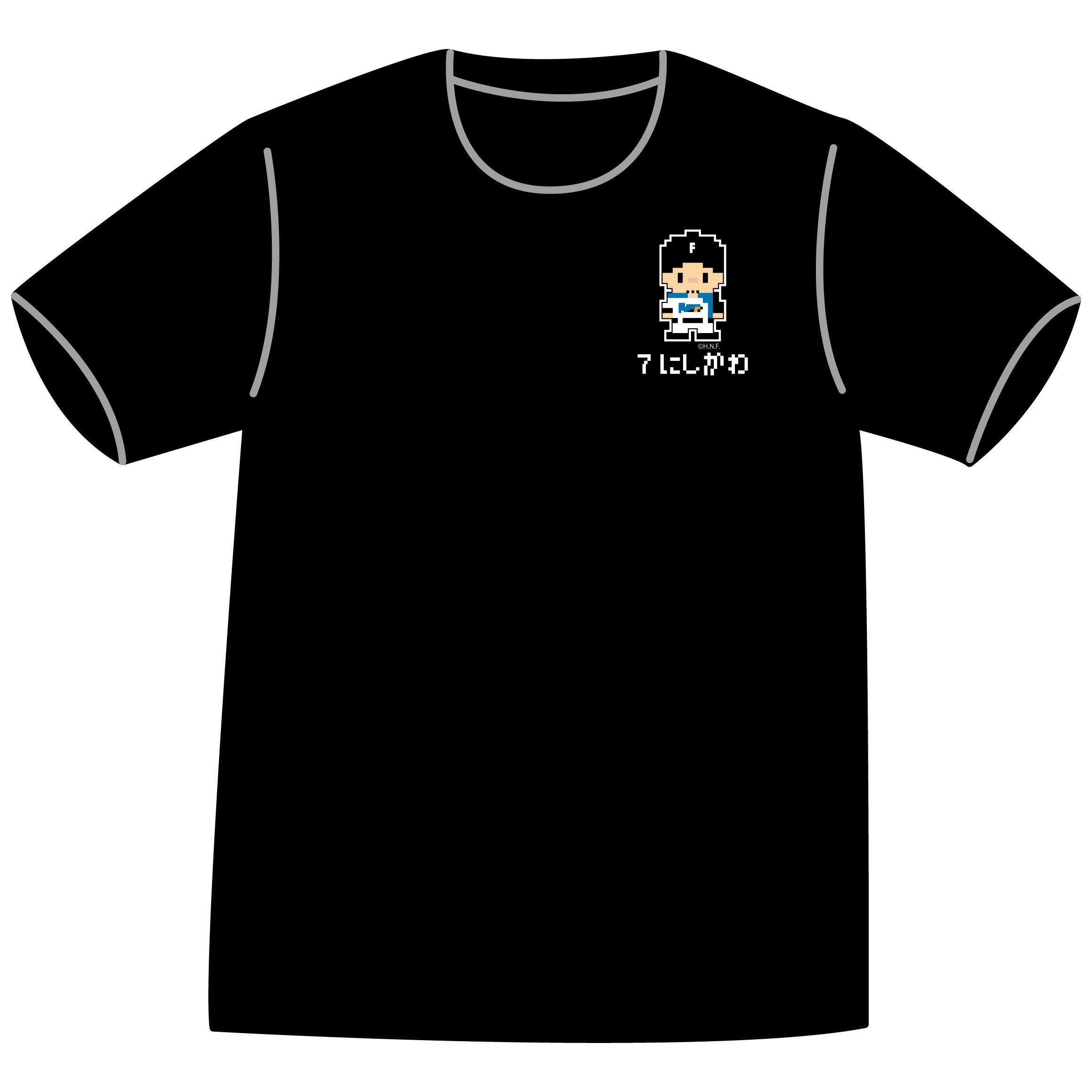 ドットファイターズ 「にしかわ」 Tシャツ ブラック