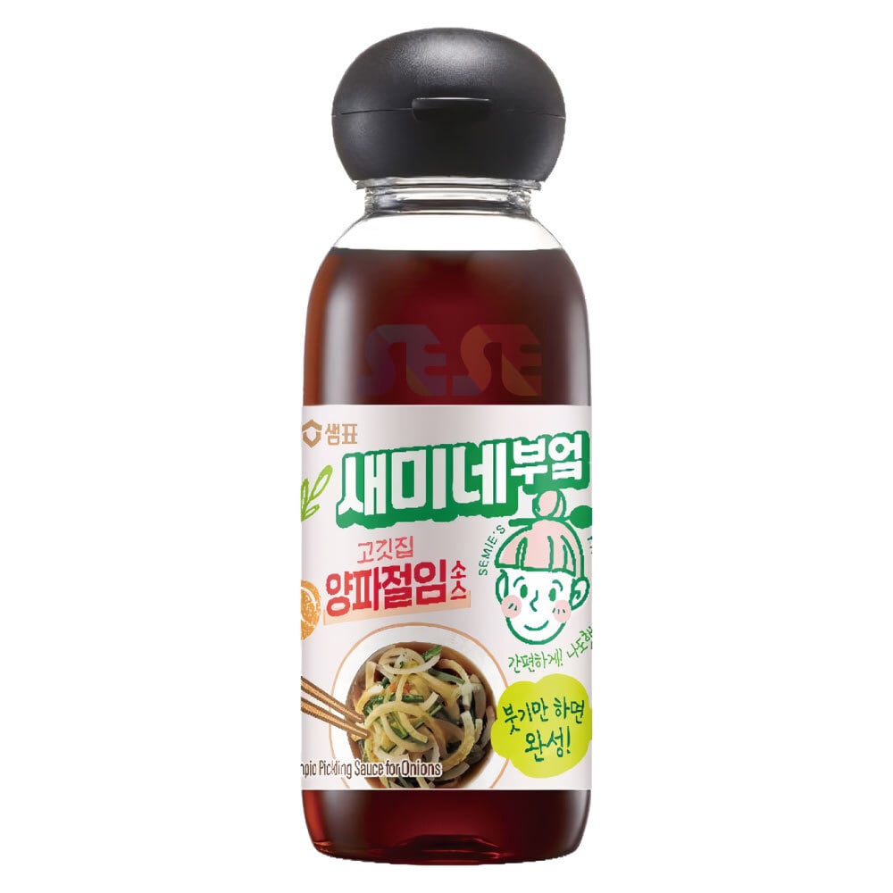 セミネキッチン オニオンソース 300ml / センピョ 韓国 千切り玉ネギ味付けソース サムギョプサル 玉ねぎソース 焼肉の友 漬物の素 たれ