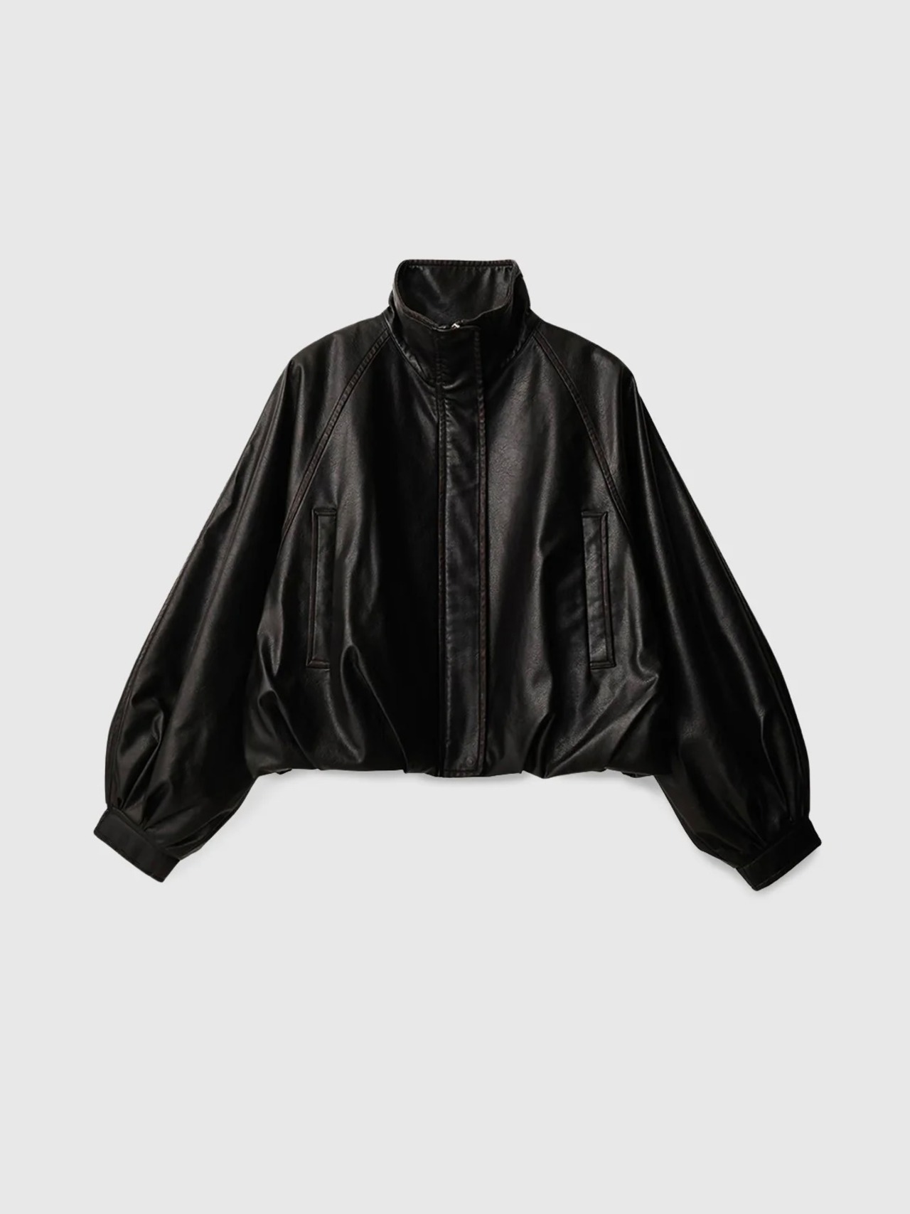 【26AW】THINGS THAT MATTER シングスザットマター / アウター / FAUX LEATHER BALLOON BLOUSON　0586TM0608P - 16