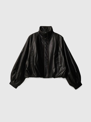 【26AW】THINGS THAT MATTER シングスザットマター / アウター / FAUX LEATHER BALLOON BLOUSON　0586TM0608P