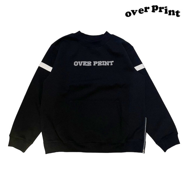 【over print】Pullover Jersey(black)
