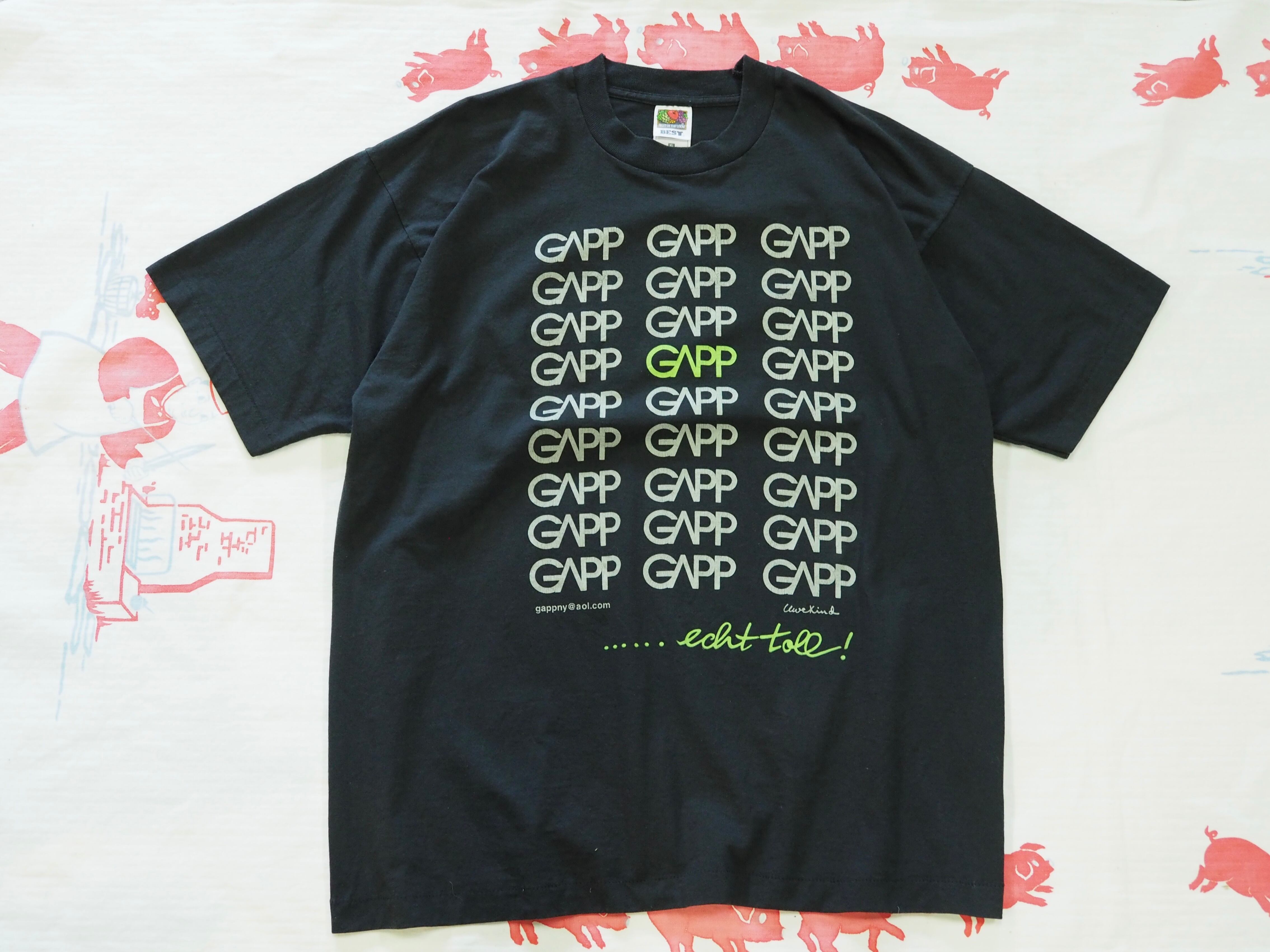 1990's〜 GAPP printed T-shirt XL