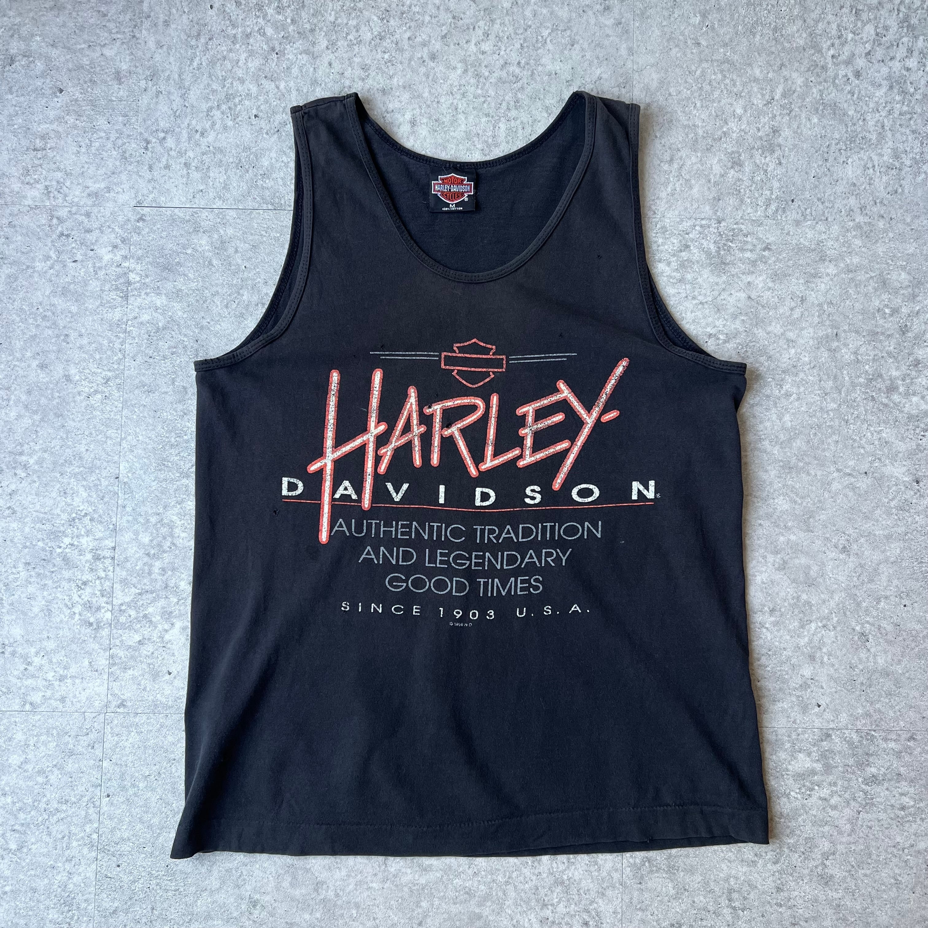 00's “ Harley Davidson ” made in USA S/S print Tee 00s ハーレー