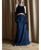 MADE IN JAPAN denim maxi dress-4767-6