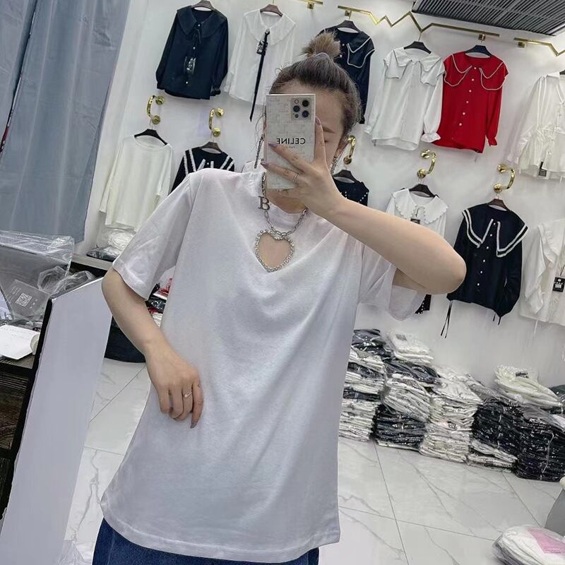 サマールーズTシャツ トップス 大きめサイズ 夏物 ミックスインファッション15011071895