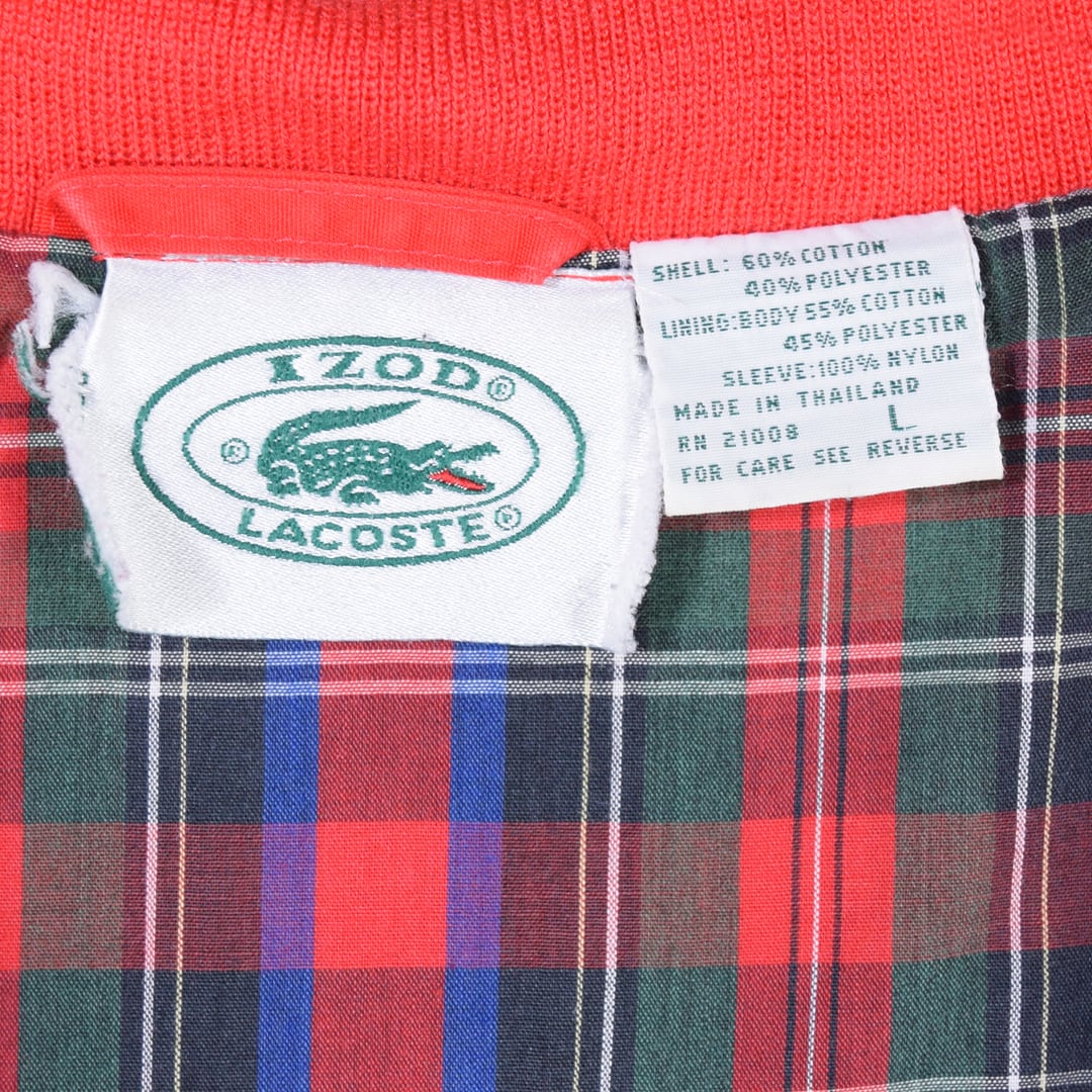 80s ラコステ ハリントンジャケット スウィングトップ オールド